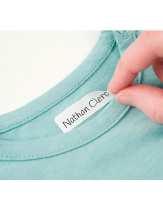 CAJA 2h ETIQUETAS AVERY PARA TEJIDOS SIN PLANCHA 45x13mm 2