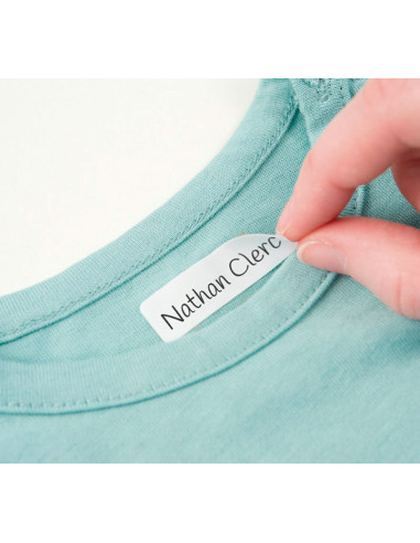 CAJA 2h ETIQUETAS AVERY PARA TEJIDOS SIN PLANCHA 45x13mm