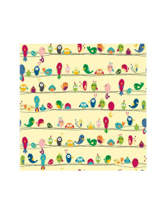 BOBINA PAPEL DE REGALO POLLITOS 31cm