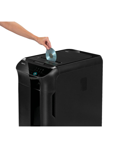 DESTRUCTORA FELLOWES AUTOMAX 600M 600h PARTIC Nvseg5 - partícula 2x12mm ancho 230mm dep83L