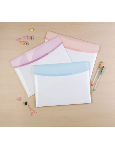 PACK 6 SOBRES PORTADOCUMENTOS TARIFOLD COLOR DREAM A4