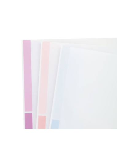 PACK 12 DOSSIER UÑERO TARIFOLD COLOR DREAM A4