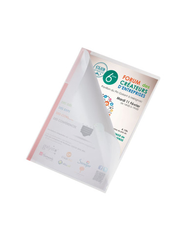 PACK 12 DOSSIER UÑERO TARIFOLD COLOR DREAM A4