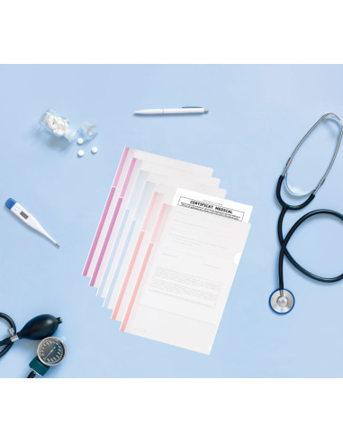 PACK 12 DOSSIER UÑERO TARIFOLD COLOR DREAM A4