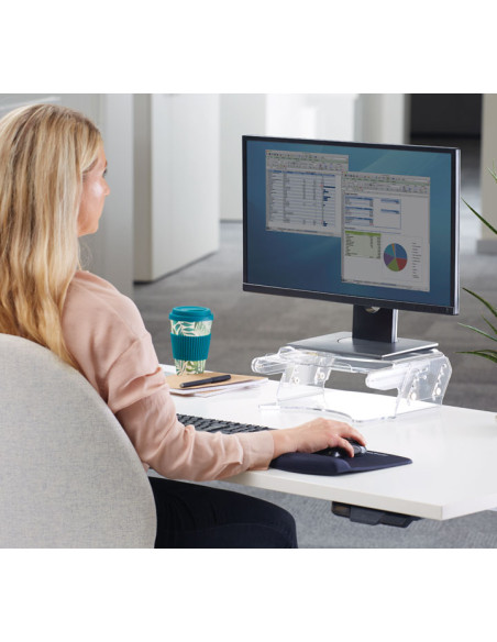 SOPORTE REGULABLE MONITOR FELLOWES CLARITY CON ATRIL