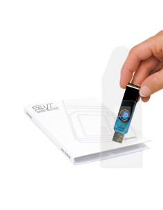 FUNDA USB 3L PP 525x90 ADHESIVAS CON CARPETILLA ORGANIZADORA BOLSA DE 10