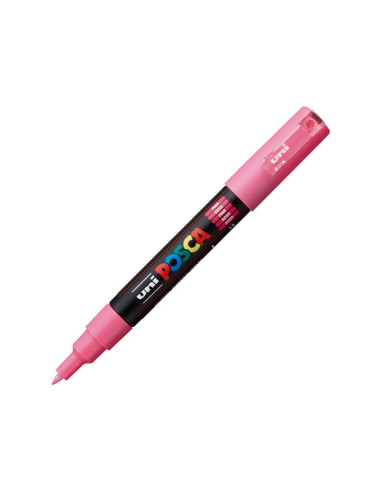 POSCA MARCADOR  PC-1M NO PERMANENTE PUNTA FINA 07-1MM ROSA