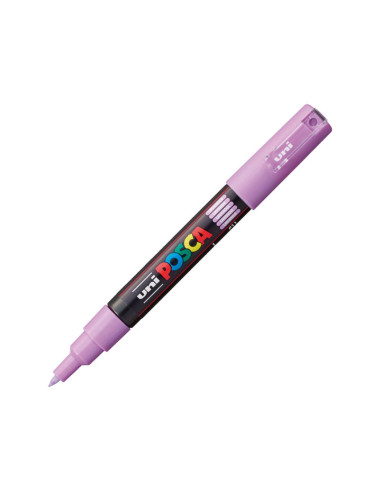 POSCA MARCADOR  PC-1M NO PERMANENTE PUNTA FINA 07-1MM LAVANDA