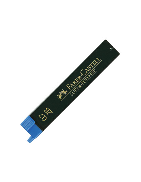 ESTUCHE 12 MINAS FABER CASTELL SUPER-POLYMER 07mm 2B