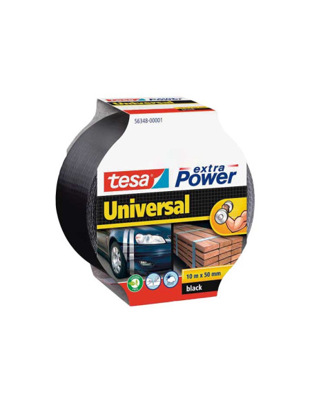 CINTA AMERICANA TESA EXTRA POWER rollo 10x50 NEGRA