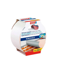 CINTA ADHESIVA REMOVIBLE TESA PARA MOQUETAS 50mmx5m