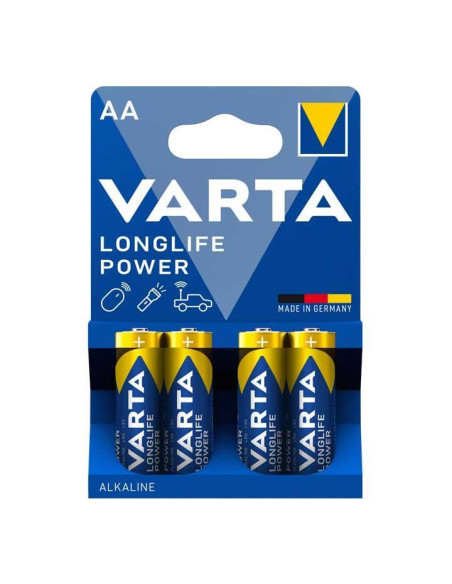 BLÍSTER 4 PILAS VARTA AA LONGLIFE POWER LR06