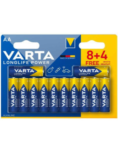 BLÍSTER 84 PILAS VARTA AA LONGLIFE POWER LR6 15V