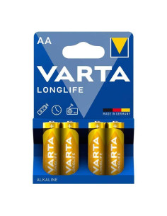 BLÍSTER 4 PILAS VARTA AA LONGLIFE LR6 15V