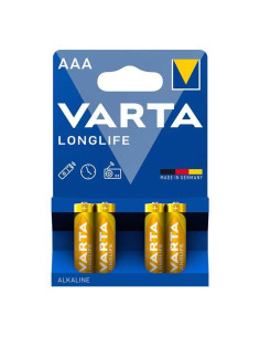 BLÍSTER 4 PILAS VARTA AAA LONGLIFE LR03 15V