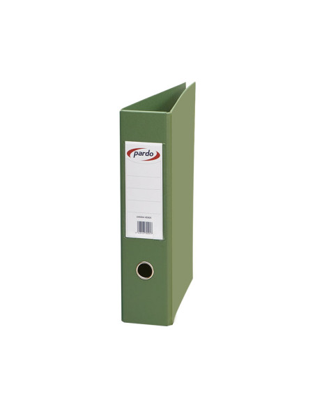 ARCHIVADOR palanca PARDO PLASTICO EXTRA F 70mm VERDE