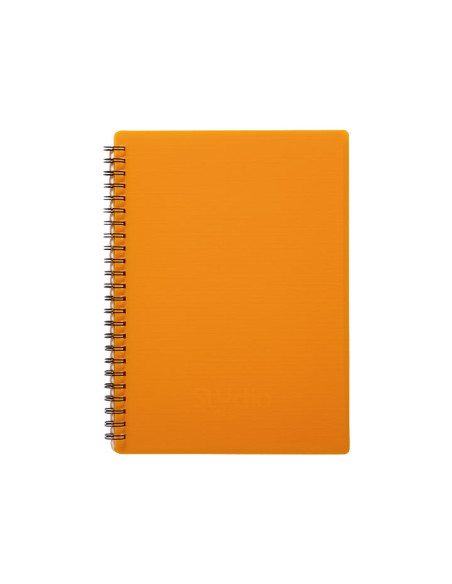 CARPETA DE ESPIRAL PARDO 30 FUNDAS STUDIO STYLE