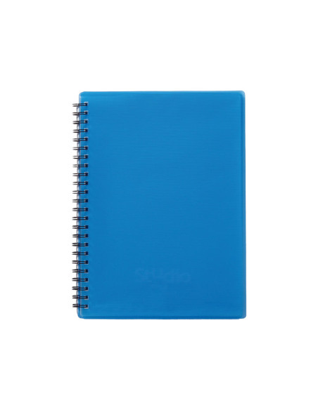 CARPETA DE ESPIRAL PARDO 50 FUNDAS STUDIO STYLE