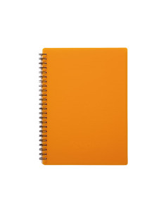 CARPETA DE ESPIRAL PARDO 50 FUNDAS STUDIO STYLE