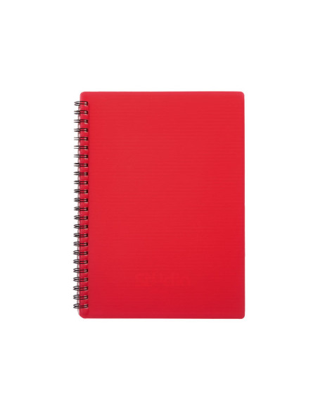 CARPETA DE ESPIRAL PARDO 50 FUNDAS STUDIO STYLE