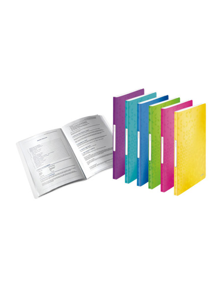 CARPETA FUNDAS TARIFARIO LEITZ WOW PP FLEXIBLE A4 40 F BLANCO