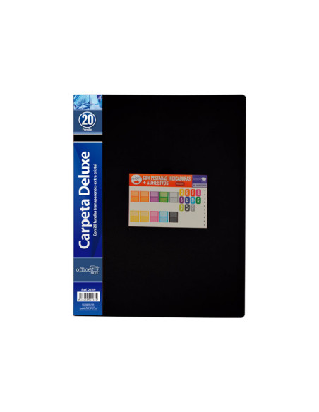 CARPETA 20 FUNDAS OFFICE BOX A4