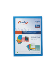 CARPETA 30 FUNDAS PARDO STUDIO STYLE PERSONALIZABLE A4