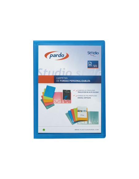 CARPETA 30 FUNDAS PARDO STUDIO STYLE PERSONALIZABLE A4