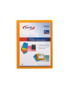 CARPETA 30 FUNDAS PARDO STUDIO STYLE PERSONALIZABLE A4