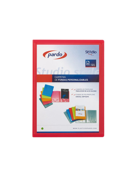 CARPETA 50 FUNDAS PARDO STUDIO STYLE PERSONALIZABLE A4