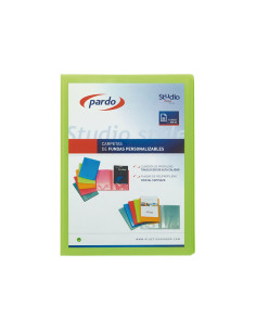 CARPETA 50 FUNDAS PARDO STUDIO STYLE PERSONALIZABLE A4