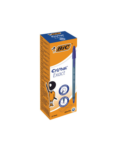 BOLIGRAFO BIC CRISTAL EXACT AZUL