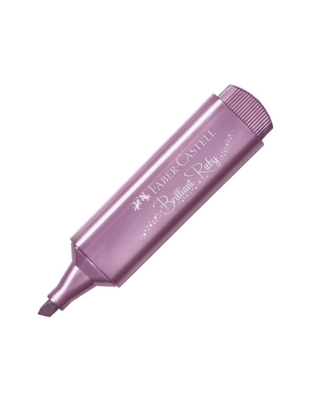 FABER CASTELL MARCADOR TEXTLINER 46 METÁLICO RUBÍ