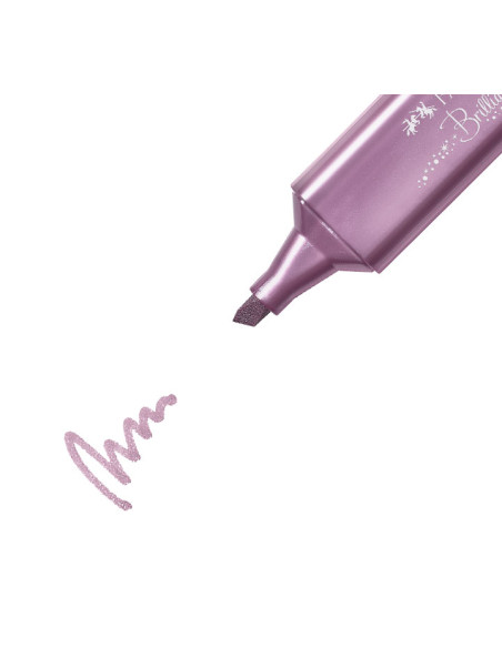 FABER CASTELL MARCADOR TEXTLINER 46 METÁLICO RUBÍ