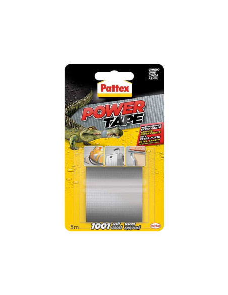 CINTA ADHESIVA PATTEX POWER TAPE 50 mm x 5 m GRIS