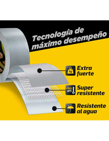 CINTA ADHESIVA PATTEX POWER TAPE 50mm x 5m