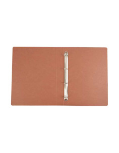 CARPETA DE ANILLAS FABRISA CARTÓN CUERO F 4-25mm