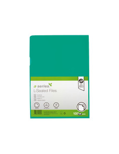 BOLSA 100 DOSSIER UÑERO A-SERIES A4 120 MICRAS COLORES