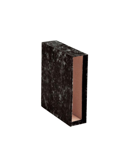 CAJETÍN GRAFOPLAS ECOCLASSIC A4 JASPEADO NEGRO
