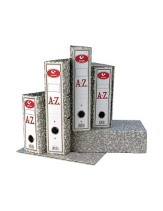ARCHIVADOR DE PALANCA GRAFOPLAS CLASSIC A4 JASPEADO GRIS