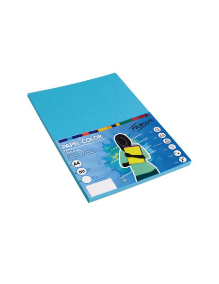 PAQUETE 100h PAPEL COLORES FABRISA A4 80gr