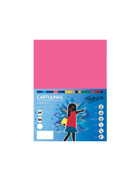 PAQUETE 50h CARTULINA FABRISA A4 180gr