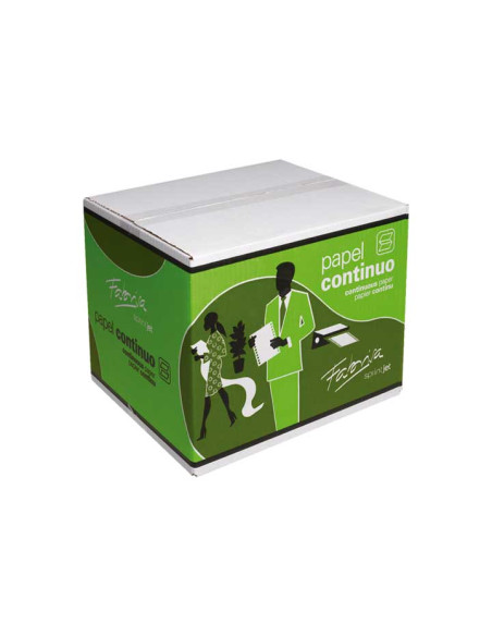 CAJA 2500h PAPEL CONTINUO FABRISA 38x11 2 TREPADOS AUTOCOPIATIVO