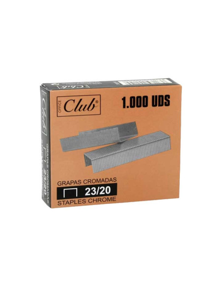 CAJA 1000 GRAPAS OFFICE CLUB 2320 GALVANIZADAS