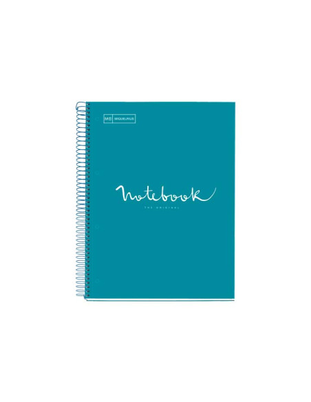 CUADERNO MIQUEL RIUS NOTEBOOK 1 ESPIRAL EMOTIONS 80h A4 HORIZONTAL INTENSOS