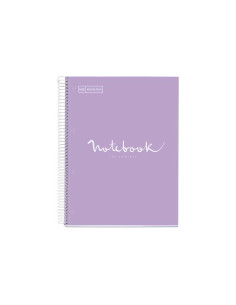 CUADERNO MIQUEL RIUS NOTEBOOK 5 EMOTIONS CARTÓN 120h A4 5x5 PASTEL