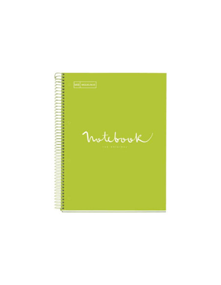 CUADERNO MIQUEL RIUS NOTEBOOK 5 EMOTIONS CARTÓN 120h A4 5x5 INTENSOS