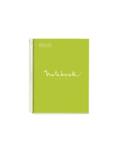 CUADERNO MIQUEL RIUS NOTEBOOK 5 EMOTIONS CARTÓN 120h A4 HORIZONTAL INTENSOS