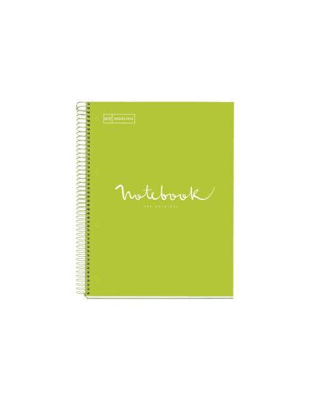 CUADERNO MIQUEL RIUS NOTEBOOK 5 EMOTIONS CARTÓN 120h A4 HORIZONTAL INTENSOS