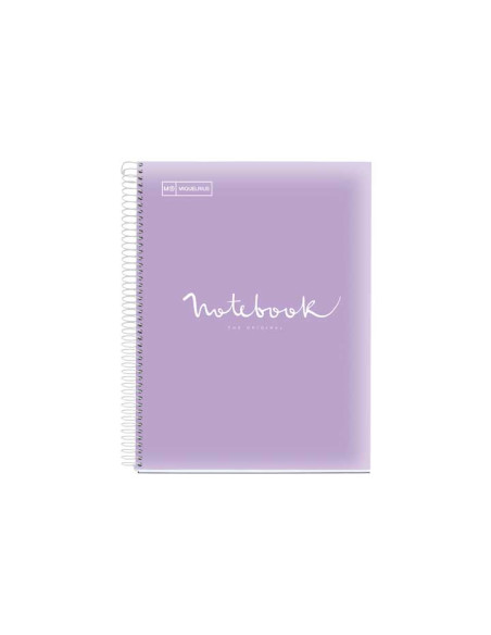 CUADERNO MIQUEL RIUS NOTEBOOK 5 EMOTIONS 120h A4 HORIZONTAL PASTEL
